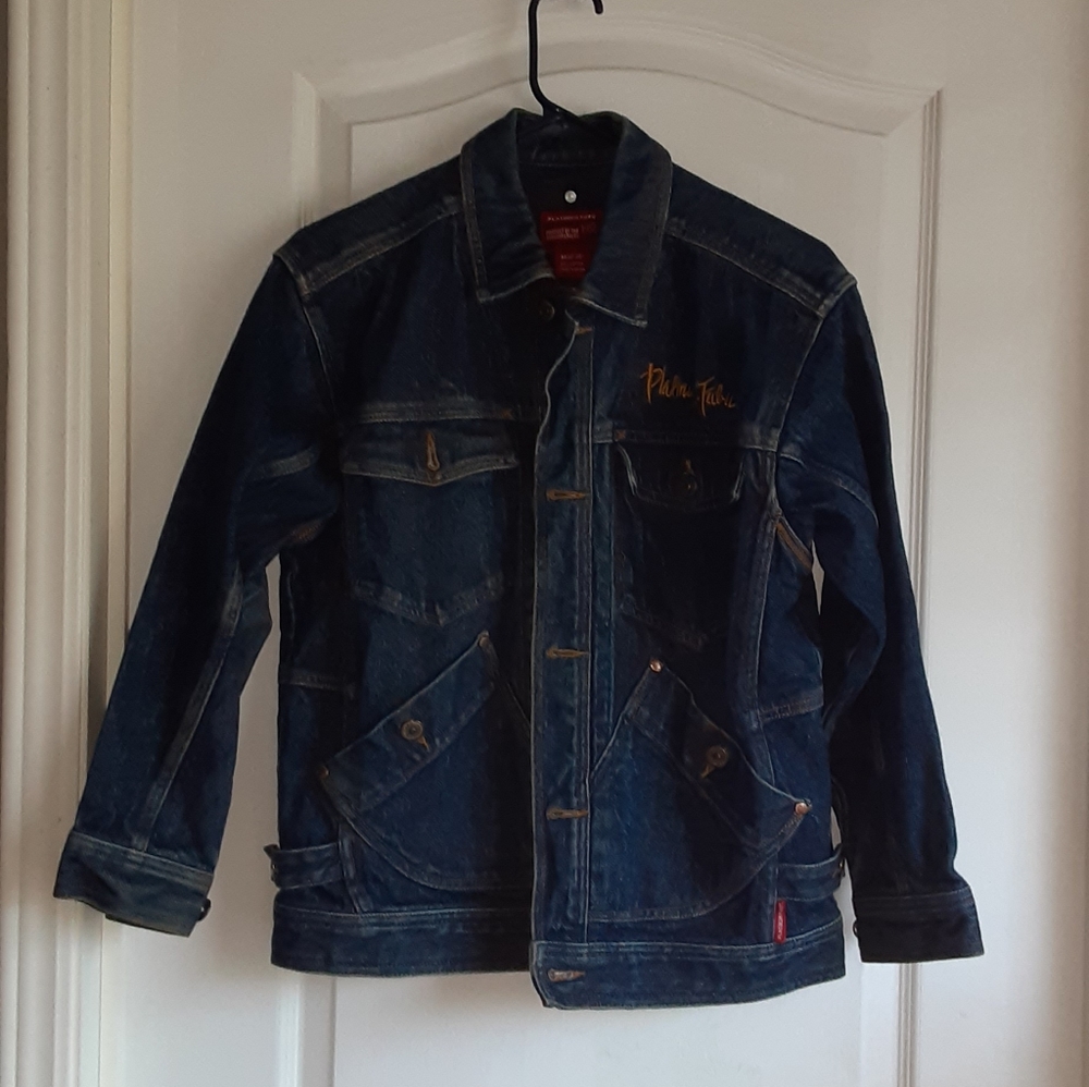 Veste En Jean FUBU Neuve Taille L - Denim Platine, étiquettes D'origine - Défaut : Une Petite Couture Manquante